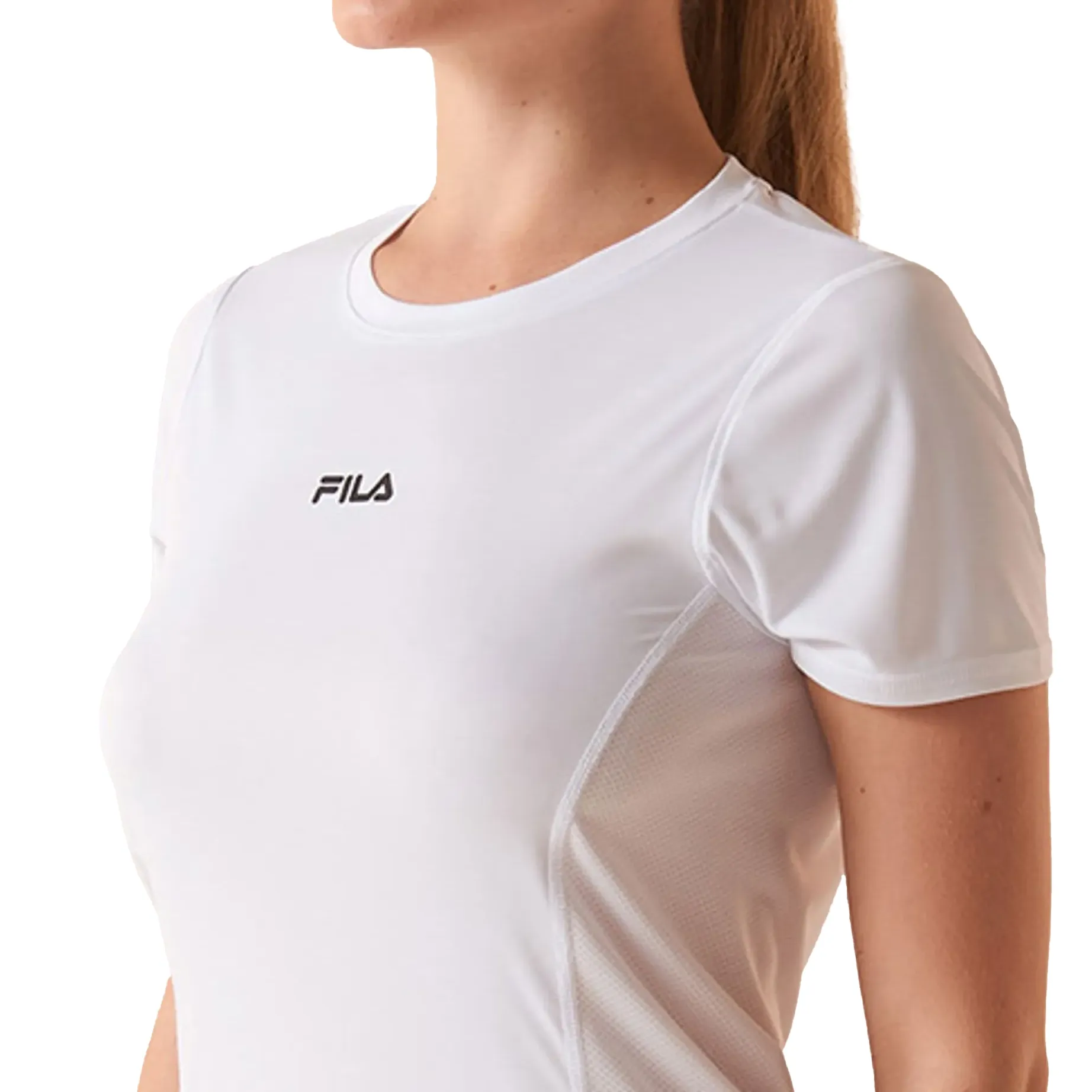 Fila Blusa F12R00317-100 F CORE RUN Branco Poliester -3-